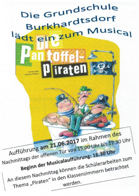 Grundschule, Plakat Musical 21 06 2017
